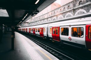 image of underground train